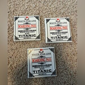 Titanic ceramic coasters